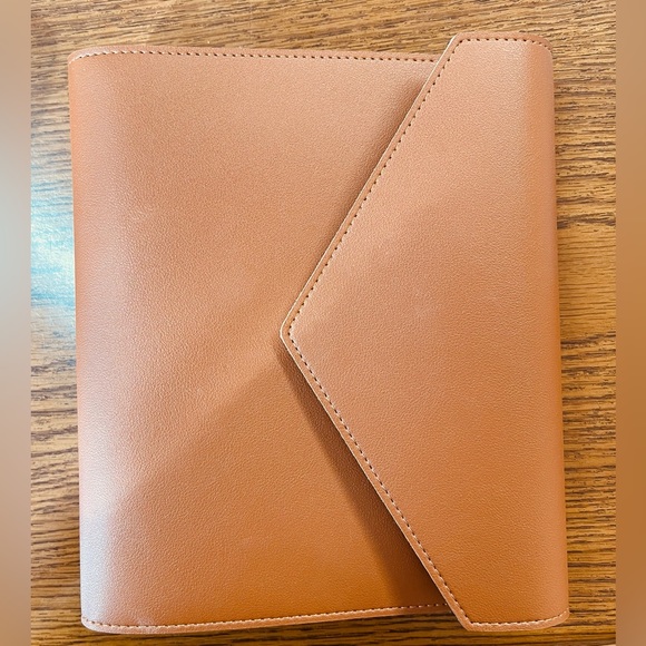 Other - Erin Condren Camel Color Leather Cover